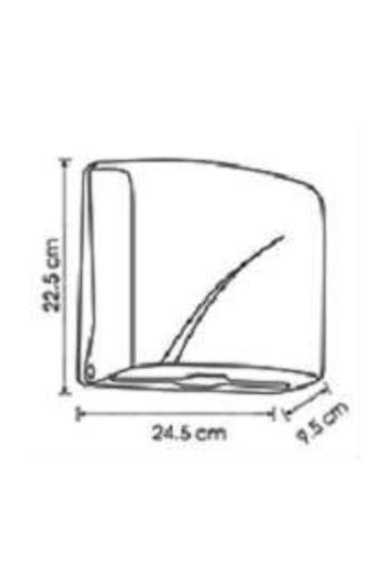 Z Katlı Kağıt Havlu Dispenseri Max 22 Cm 200 Adet Siyah K2b