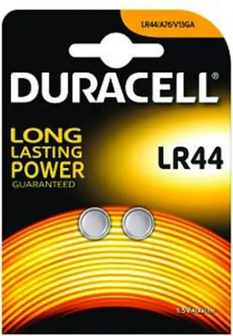 Duracell Alkalin LR44 1.5Volt Pil
