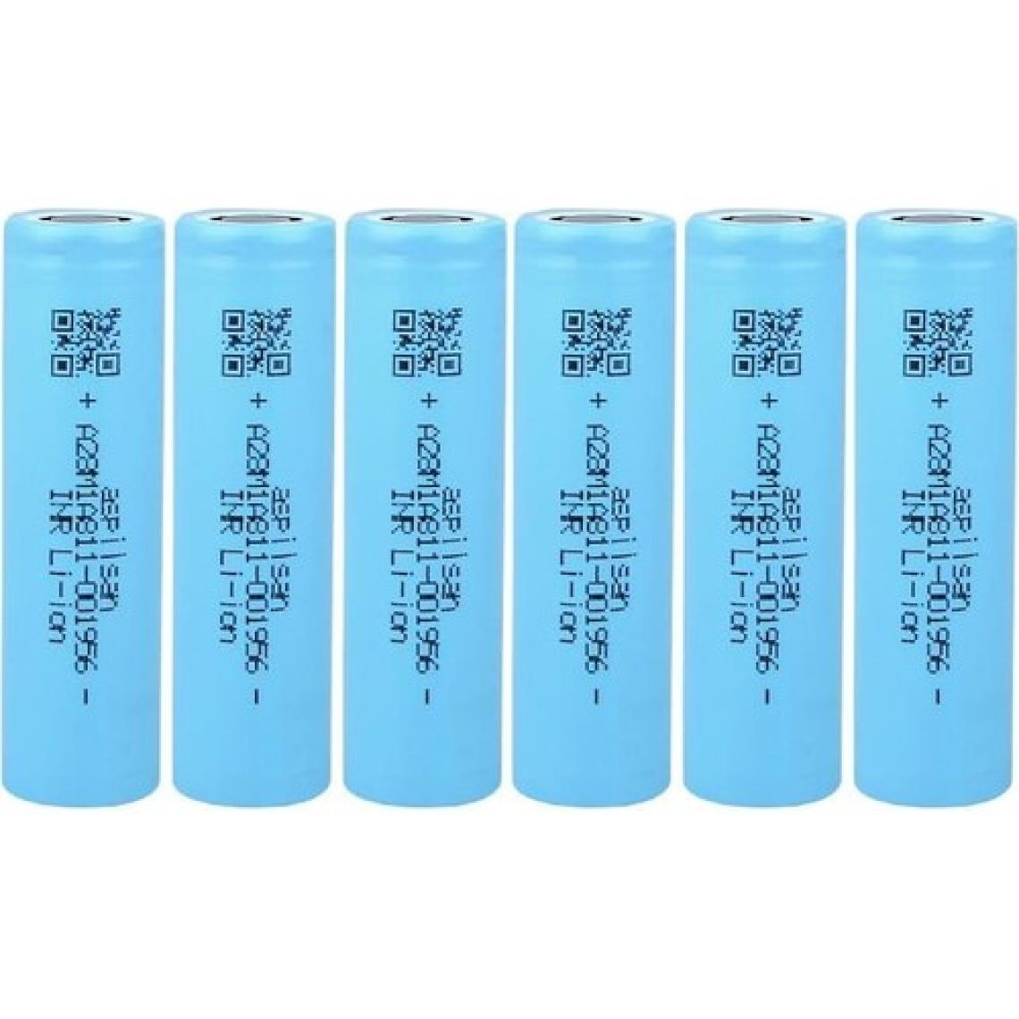 Aspilsan INR18650A28 - 3.7V 2800 mAh Li-ion Şarjlı Pil - 25A 6'Lı Paket