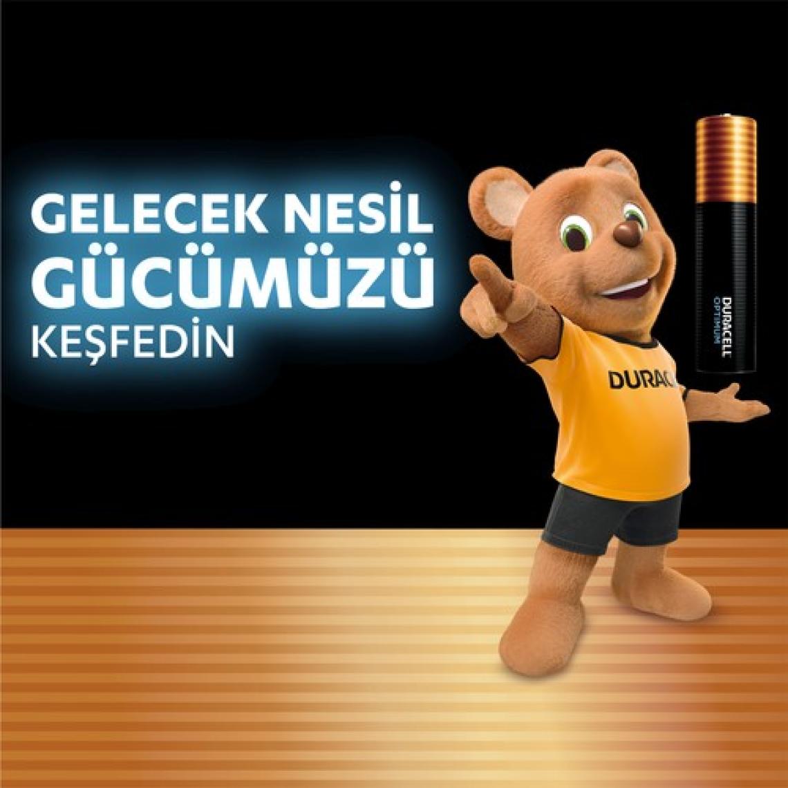 Duracell Optimum AAA Pil (4'lü paket), Alkalin Pil 1,5V, LR03 MX2400