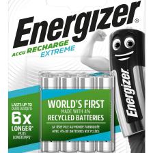 Energizer Extreme 800 mAh AAA Şarj Edilebilir 4'lü İnce Kalem Pil
