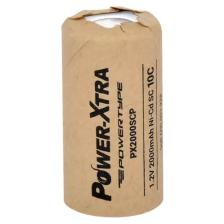 Power Power-Xtra PX2000SCP - 1.2V 2000 Mah Sc Model Ni-Cd Şarjlı Pil - 10C