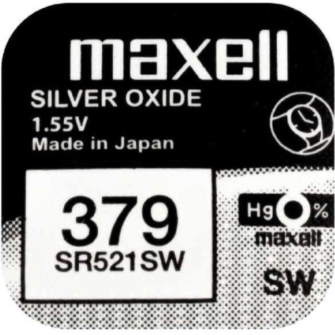 Maxell 379 SR521SW 1.55V Saat Pili 1 Adet