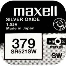 Maxell 379 SR521SW 1.55V Saat Pili 1 Adet