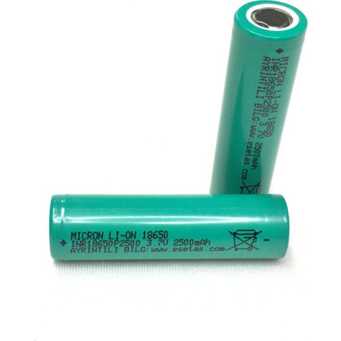 Micron Lityum Pil 2500 Mah 18650 3.7VI Pil