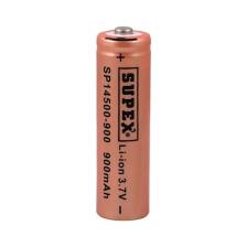 Supex 14500 Li-Ion Aa 3.7V 900 Mah Şarjlı Kalem Pil 1'li