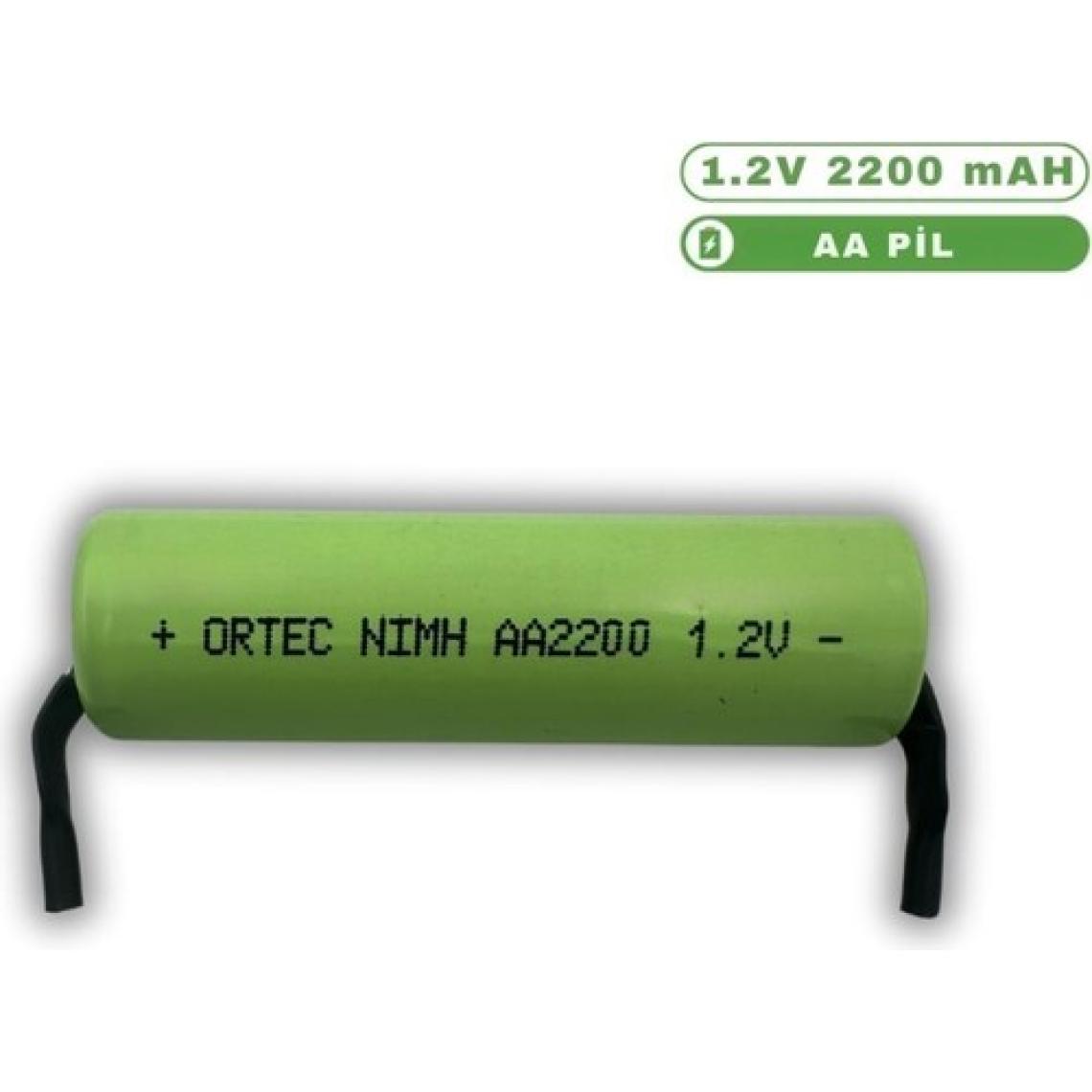 Ortec 1.2V 2200MAH Ni-Mh Aa Şarj Edilebilir Puntalı Kalem Pil