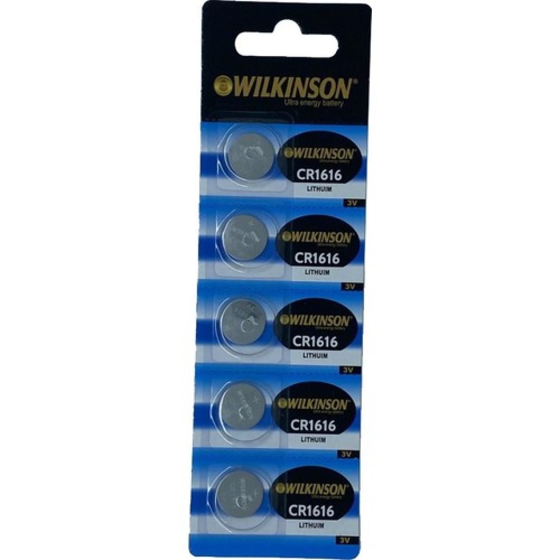 Melek Store  Wilkinson 1616 3V Lityum Düğme Pil 5'li Paket