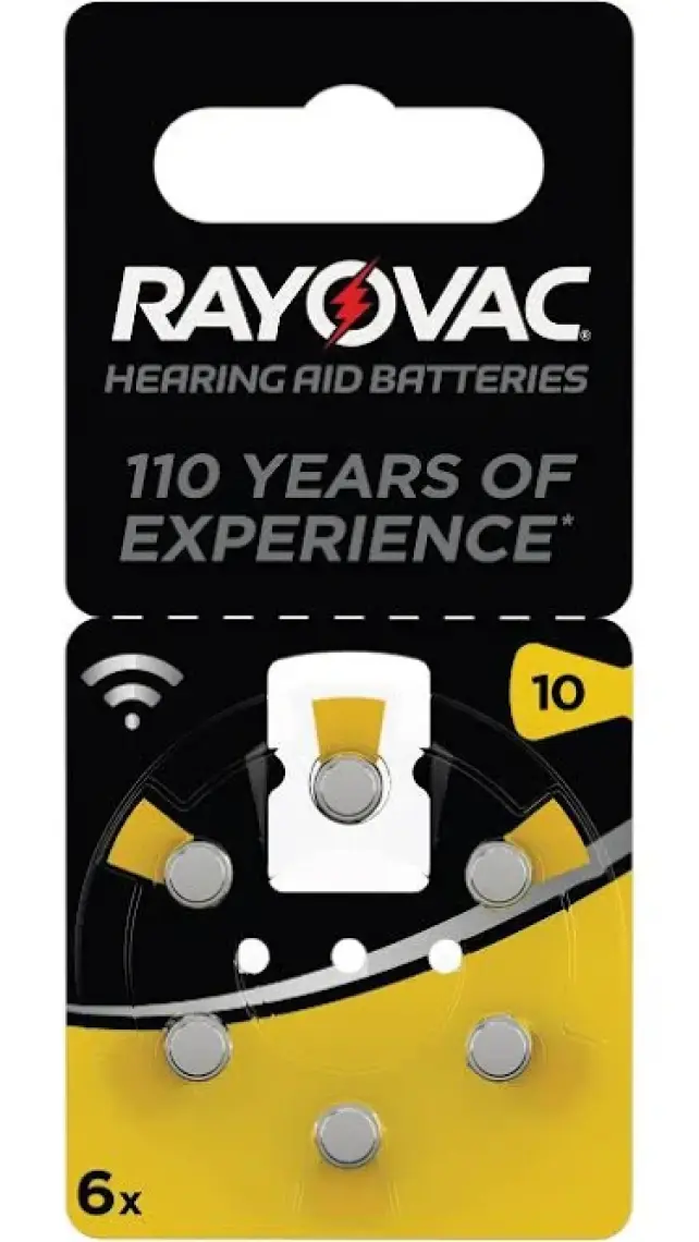 Rayovac Hearing Aid Batteries 10 Numara Blister İşitme Cihaz Pili 6'lı