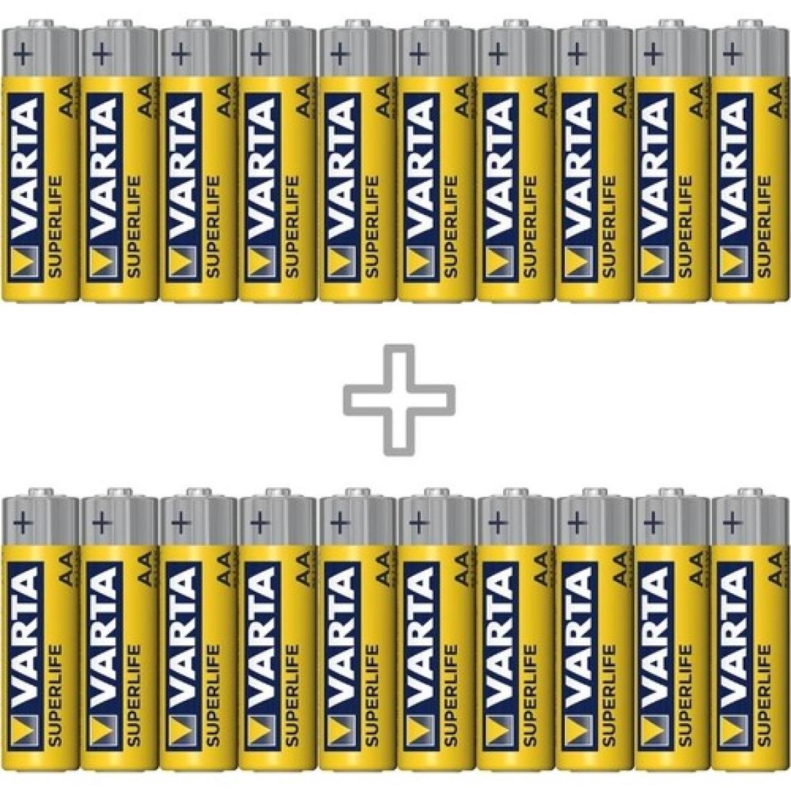 Varta Süperlife 20'li Özel Pil Paketi(20 Aa)