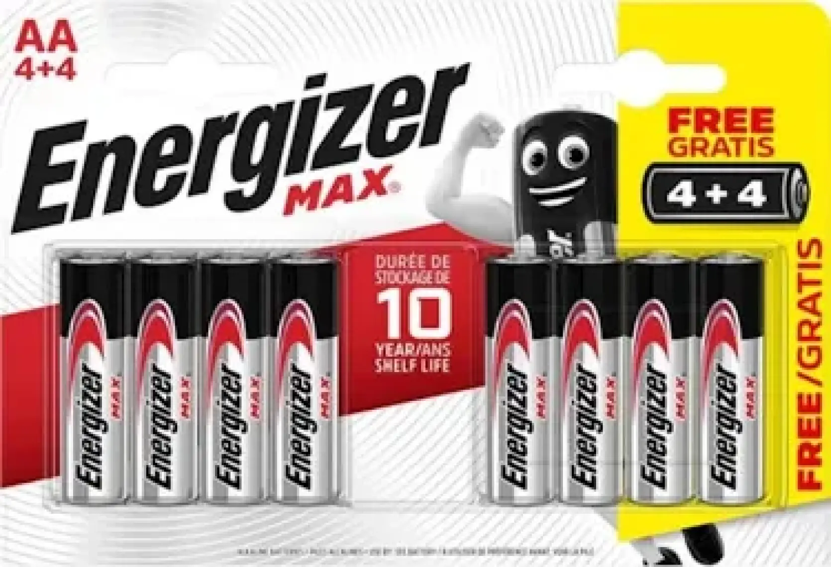 Energizer Max Aa Lr6 4+4 Pil
