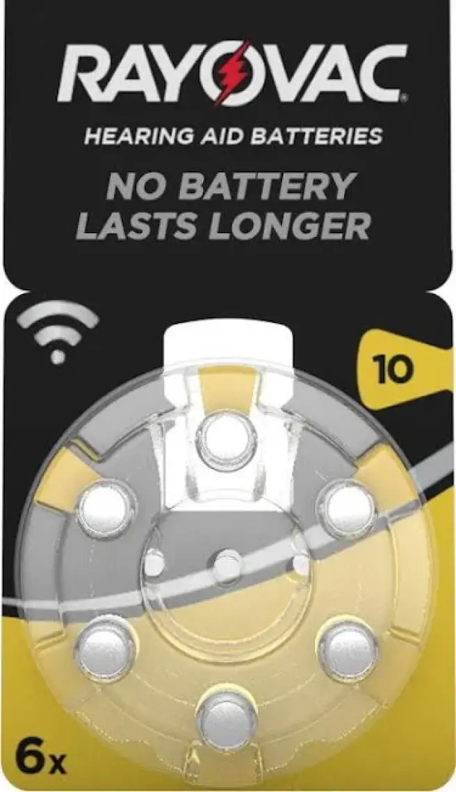 Rayovac Hearing Aid Batteries 312 Numara Blister İşitme Cihaz Pili 6'lı