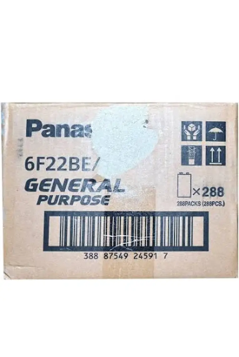Panasonic Man. 6F22Be/1S 9V Pil Shrink