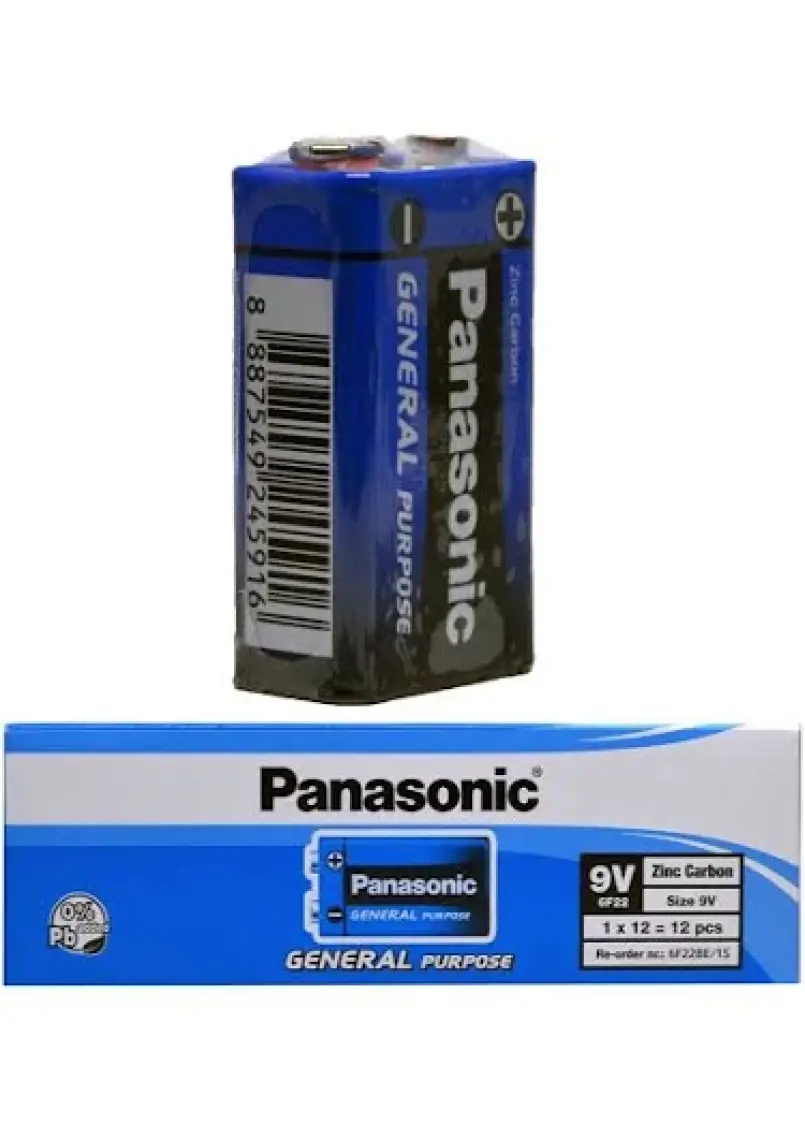 Panasonic Man. 6F22Be/1S 9V Pil Shrink