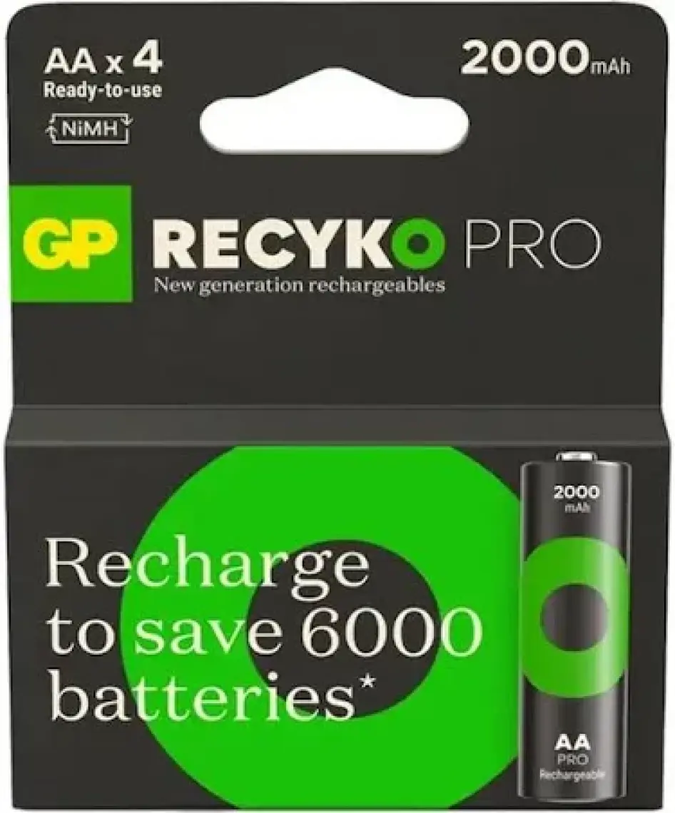 2100Mah 4+2 Şarjlı Kalem Pil Recyko