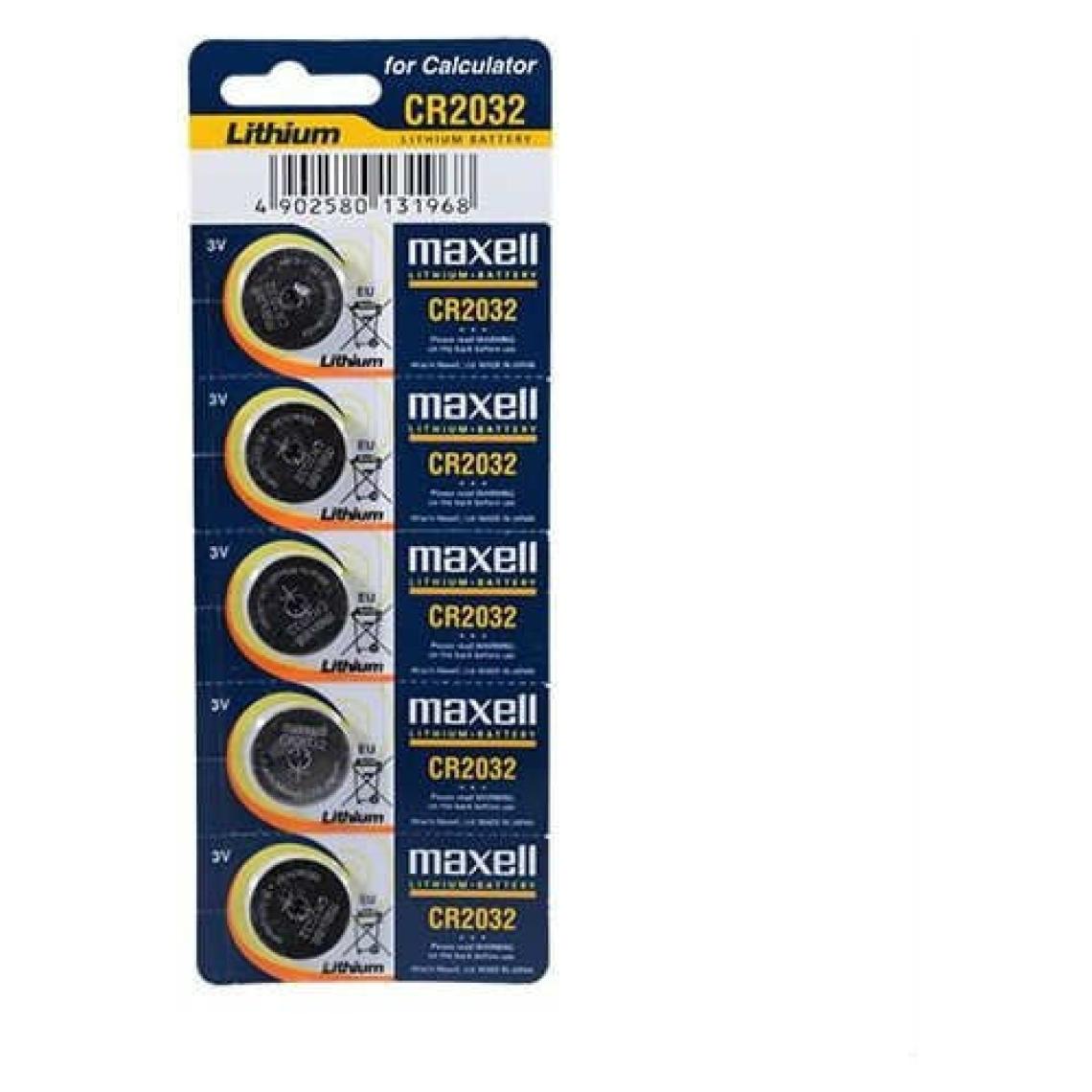 Maxell Cr 2032 3v Lityum Para Pili Saat Seker Ölçüm Cihazı Baskül Tartı Terazi Pili Bios Pili Anakart Pilii