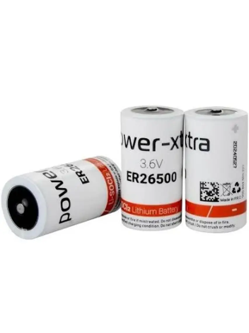 Power-Xtra 3.6V ER26500 C Size Li-Socı2 Sayaç Pili