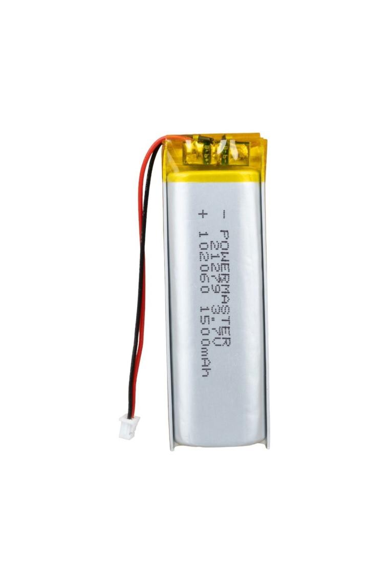 Ayt Powermaster 3.7 Volt 1200 Mah Soketsiz Lityum Polimer Şarjlı Pil 10X20X60 mm Akıllı Saat Kulaklık Pili