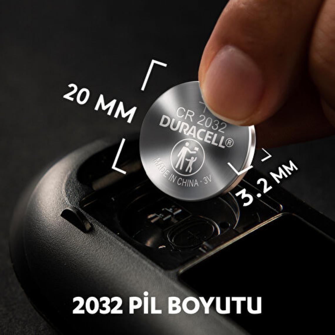 Duracell 2032 5'li Lityum Düğme Pil