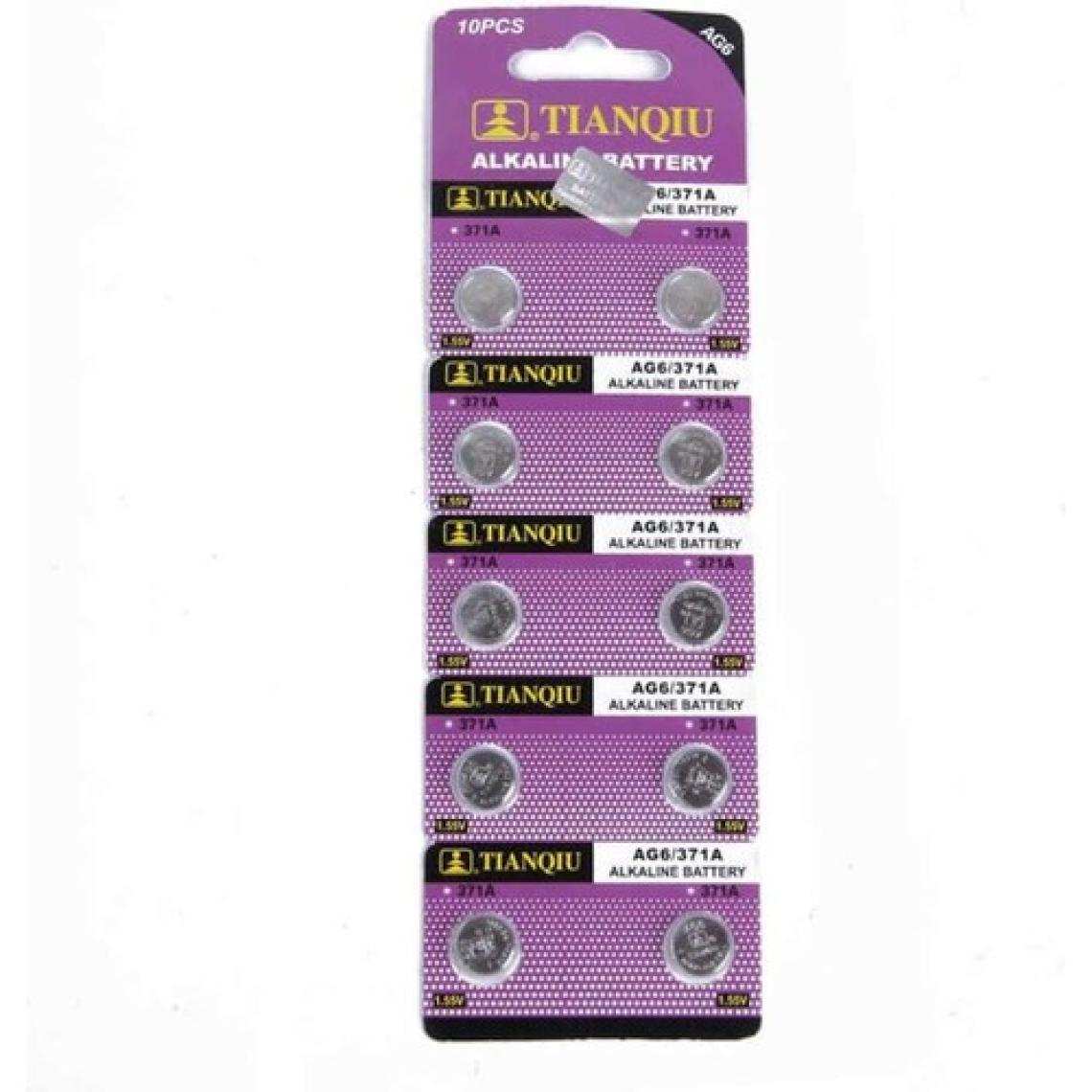 KENPAZAR Tıanqıu Ag6 LR920/371 Alkalin 10'lu Düğme Pil