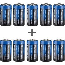 Panasonic 10'lu Özel C Orta Boy Pil Paketi (10 C)