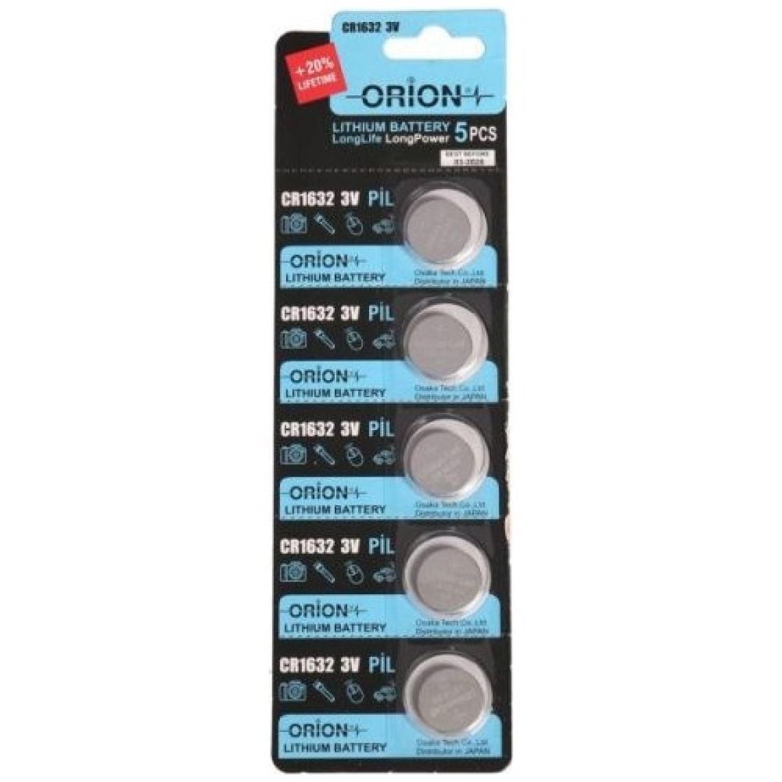 Orion CR1632 3V Lithium Pil / 5'li Kart