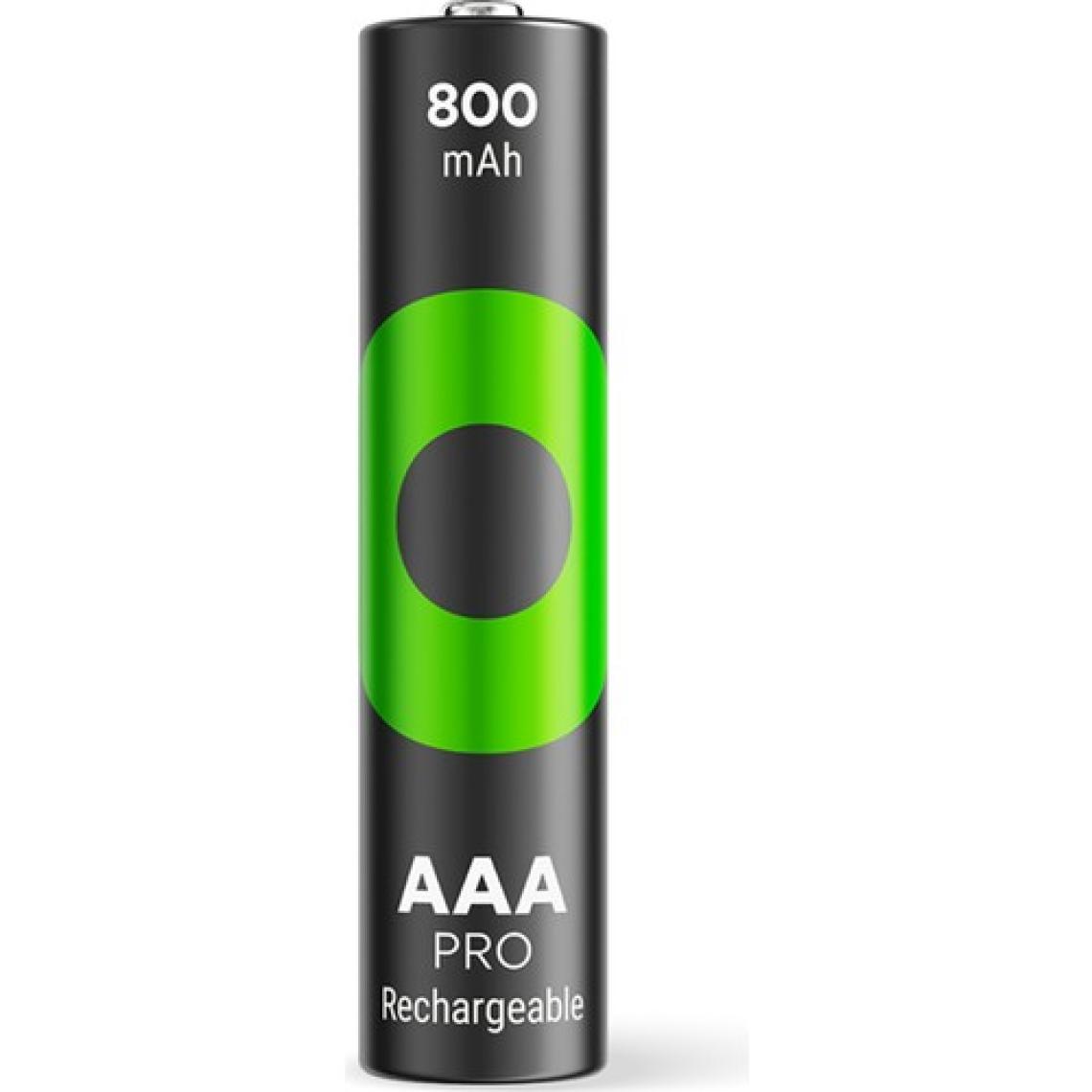 Gp Batteries Recyko Pro 800 Mah Aaa Ince Ni-Mh Şarjlı Pil, 1.2 Volt, 6'lı Kart