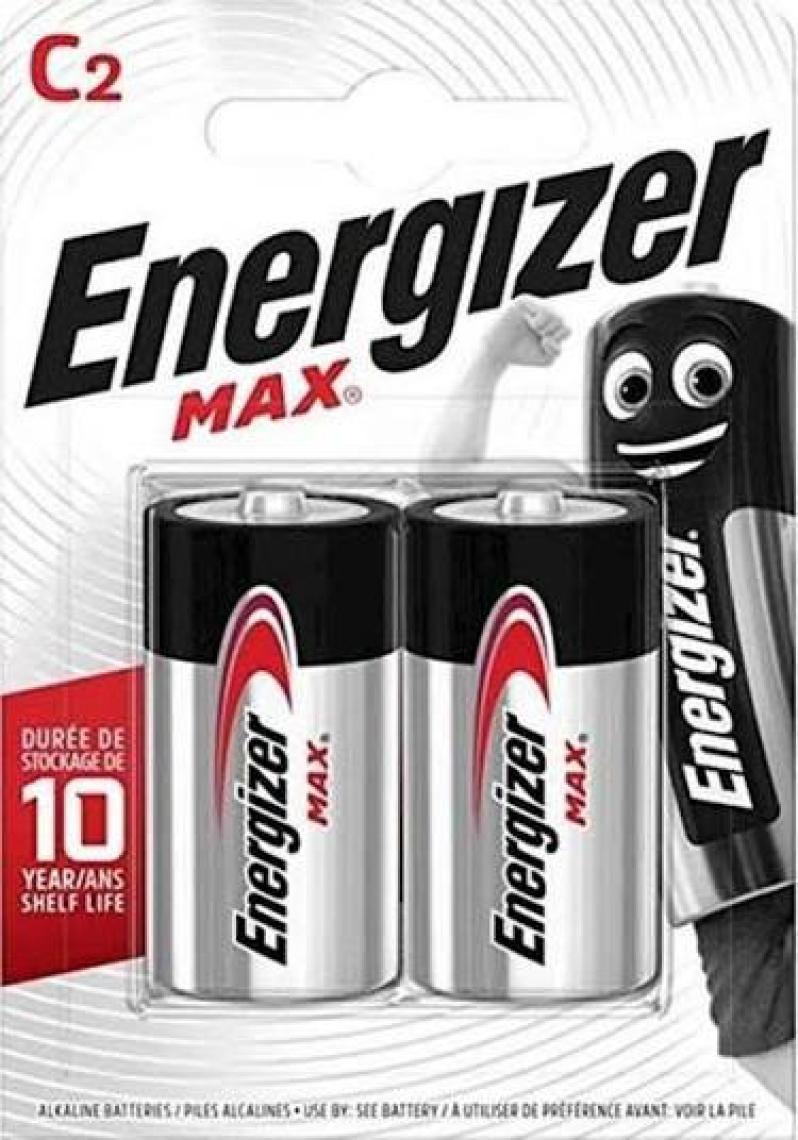 Energizer Max Alkalin C Orta Boy Pil 2'li