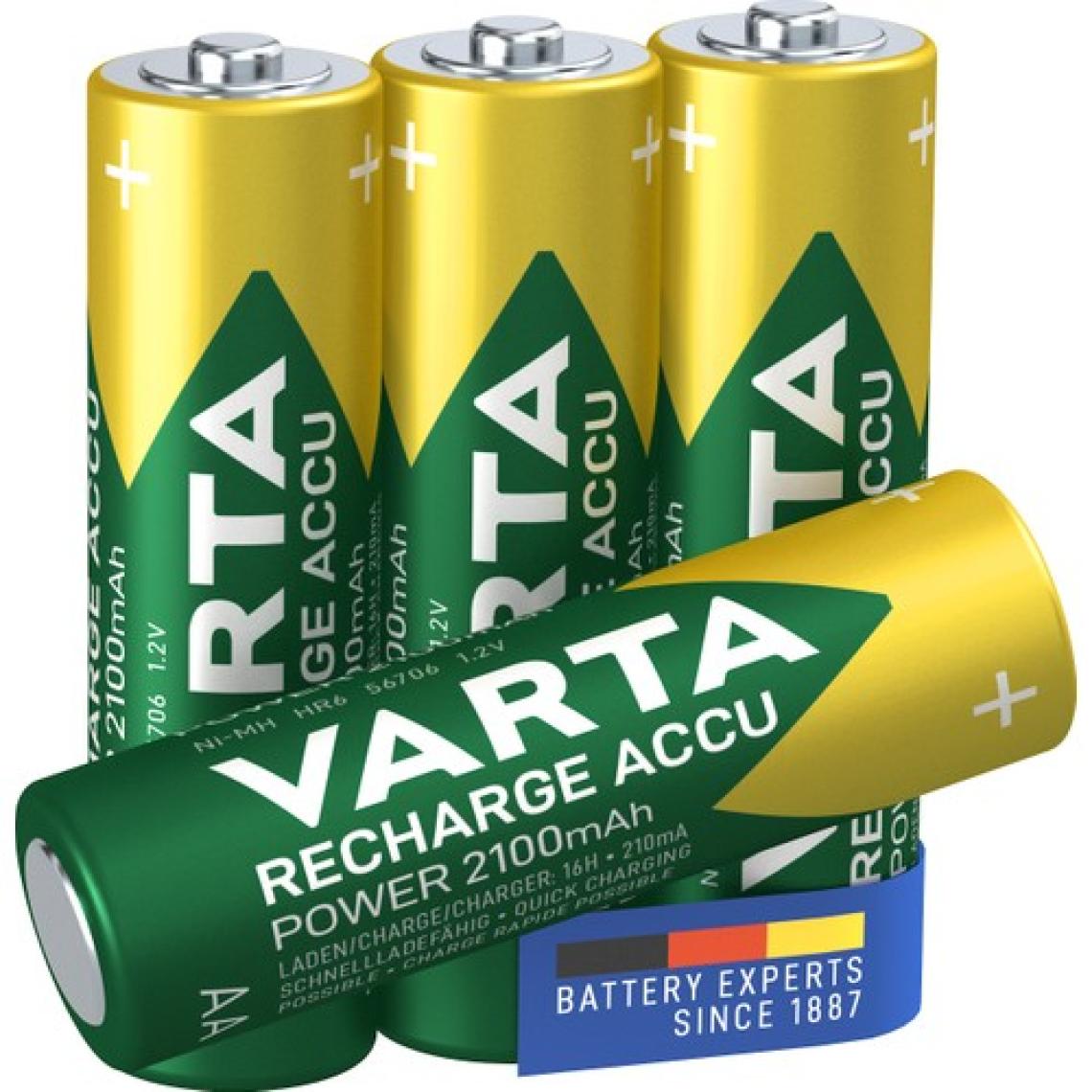 VARTA 2100mAh AA Şarj Edilebilir 4'lü Pil