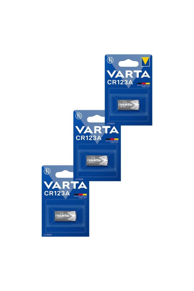 Varta 6205 CR123A 3V Lityum Pil 3'lü