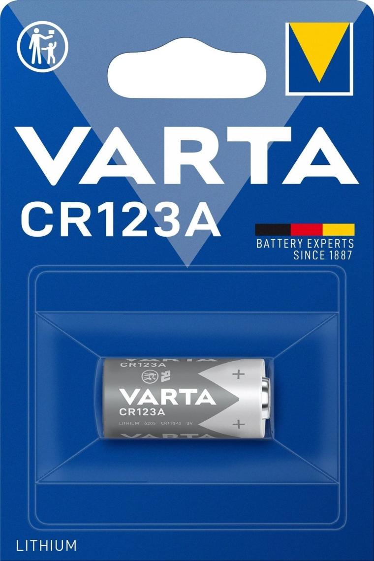 Varta 6205 CR123A 3V Lityum Pil 3'lü