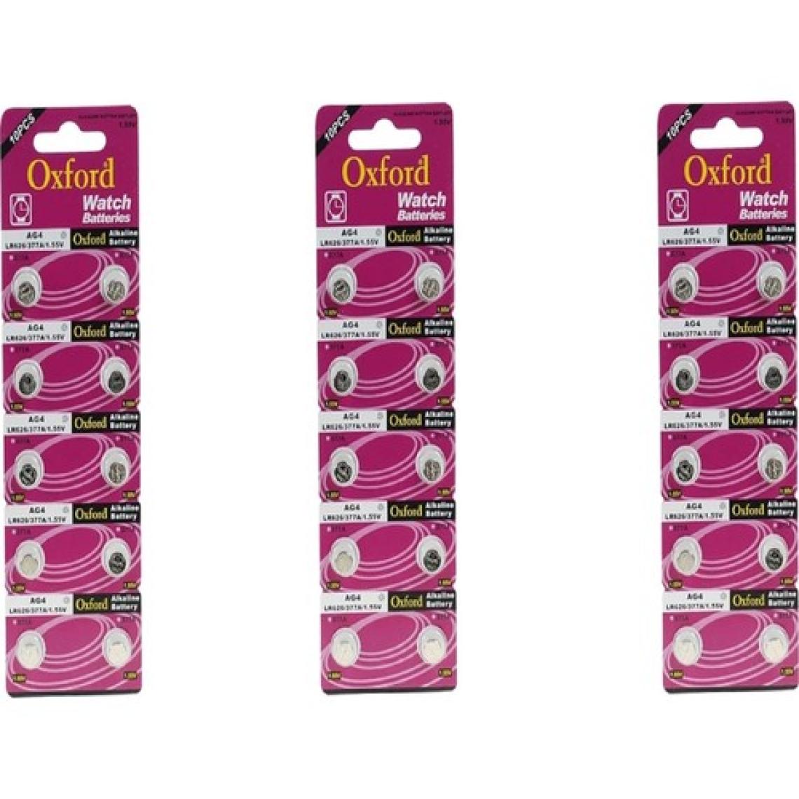 Oxford Ag 4 LR626 Düğme Pil 10'lu 3 Paket