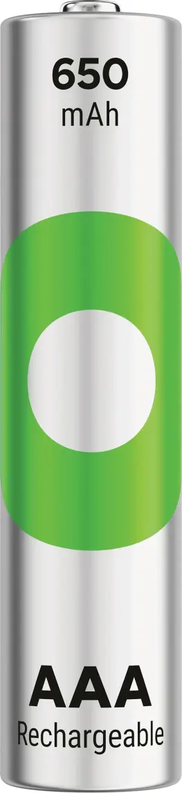 GP Recyko 650 mAh 1.2V AAA Boy NiMH İnce Şarjlı Pil 2'li Kart