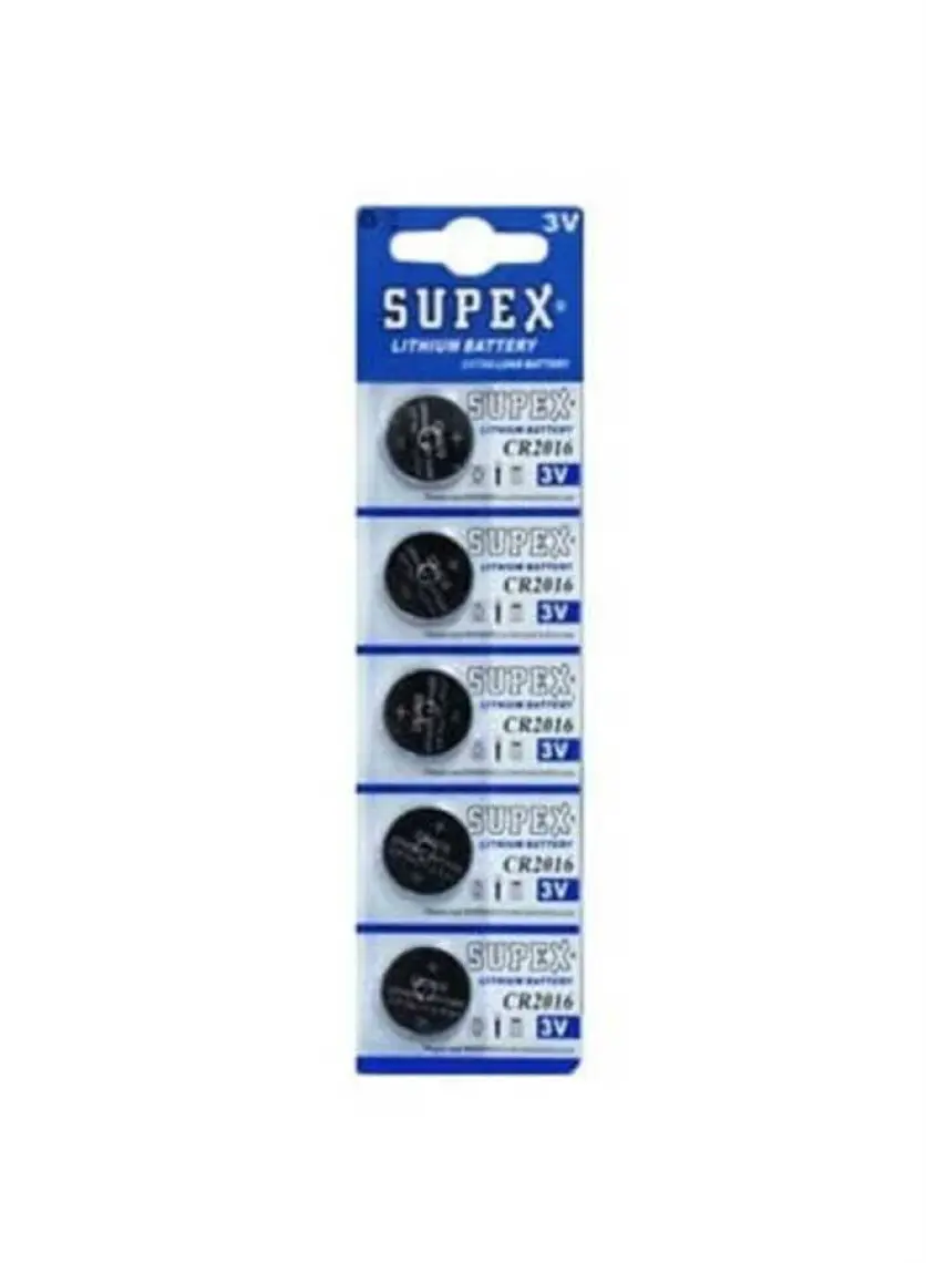 Supex CR-2016 3V Lityum Para Pil 5'li