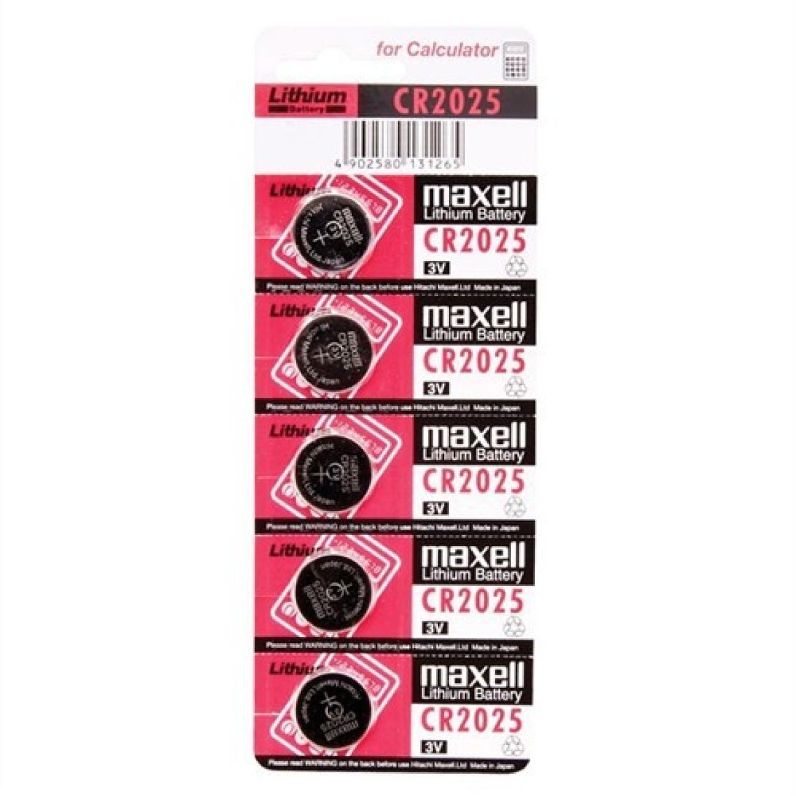 Maxell Cr2025 Lityum Hafıza Pili 10'Lu