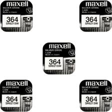 Maxell 364 SR621SW 1.55V Saat Pili 5'li