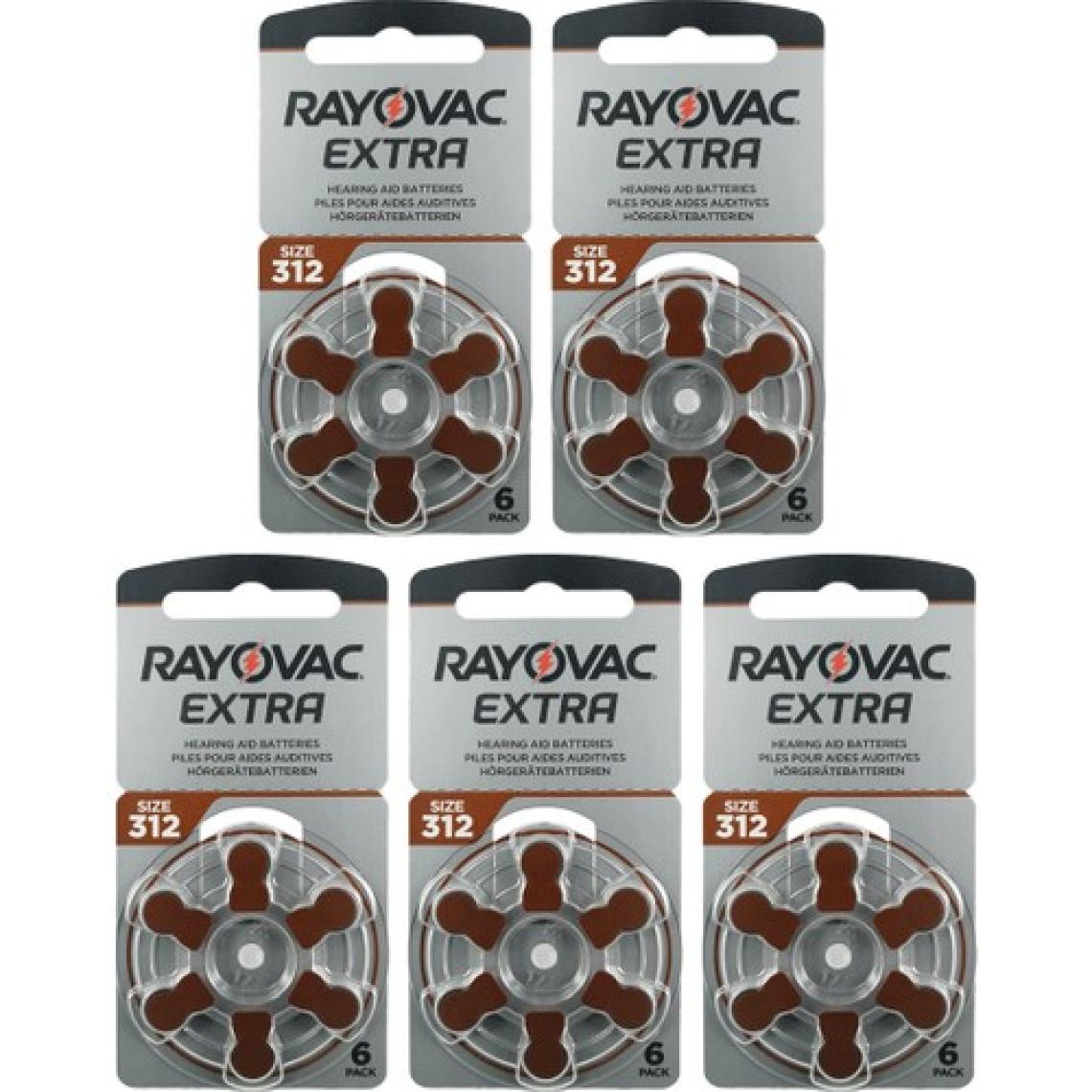 Rayovac Extra 312 Numara Işitme Cihazı Pili 30'lu