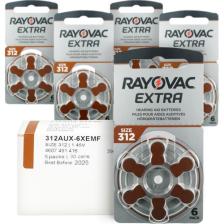 Rayovac Extra 312 Numara Işitme Cihazı Pili 30'lu