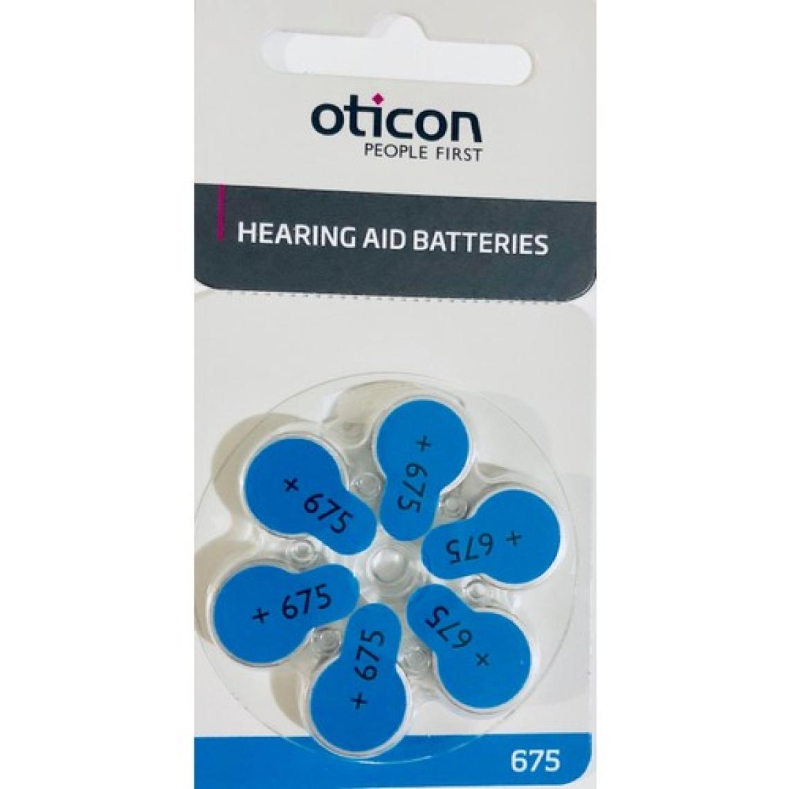 Oticon İşitme Cihazı Pili 6 Adet No:675