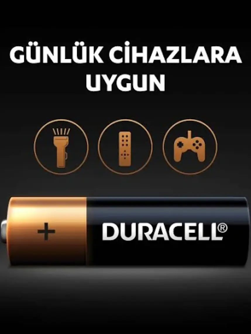 Duracell Alkalin Aa Kalem Piller 8’li Paket