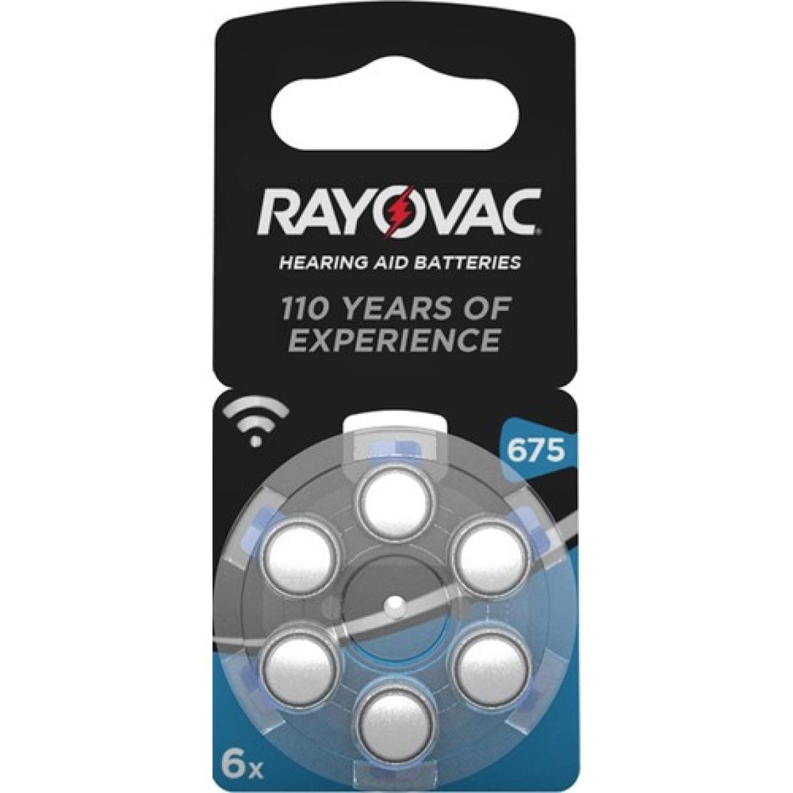 Rayovac Hearing Aid Batteries 675 Numara Blister İşitme Cihaz Pili 6'lı