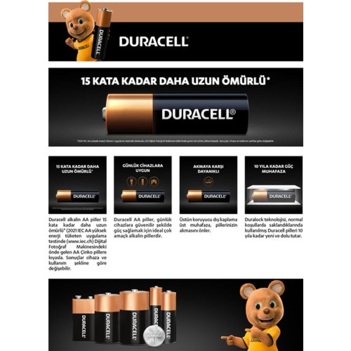 Duracell Alkalin Aa Kalem Piller 30'lu