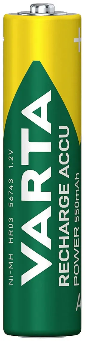 Varta Şarj Edilebilir Accu Aaa 550 Mah İnce Şarjlı Pil 4'lü