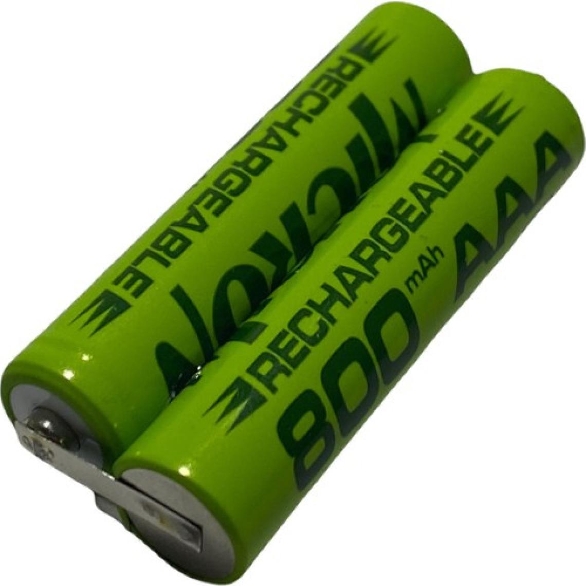 Micron 2.4 V Tıraş Makinesi Pili Bataryası 800 Mah  Aaa Ince Pilden, Puntalı