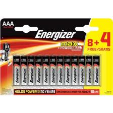 Energizer Alkaline Max Power Seal 8+4 AAA İnce Pil
