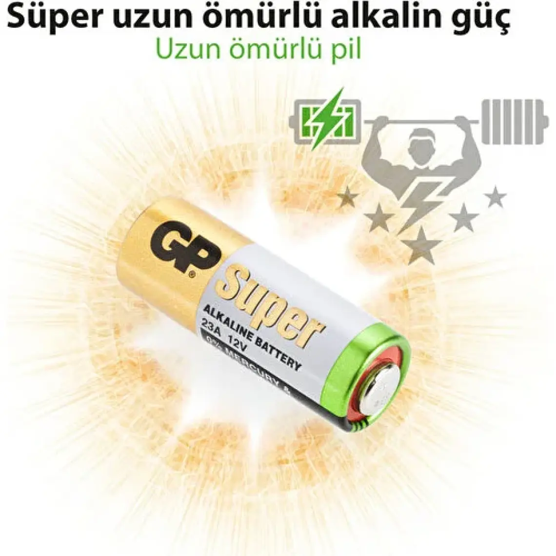 GP 23A 12 V Alkalin 5'li Pil