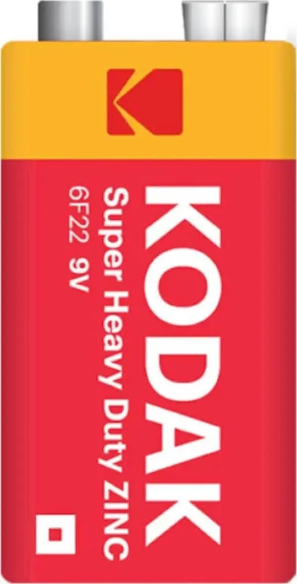 Kodak Blisterli Çinko Karbon 9 Volt Pil