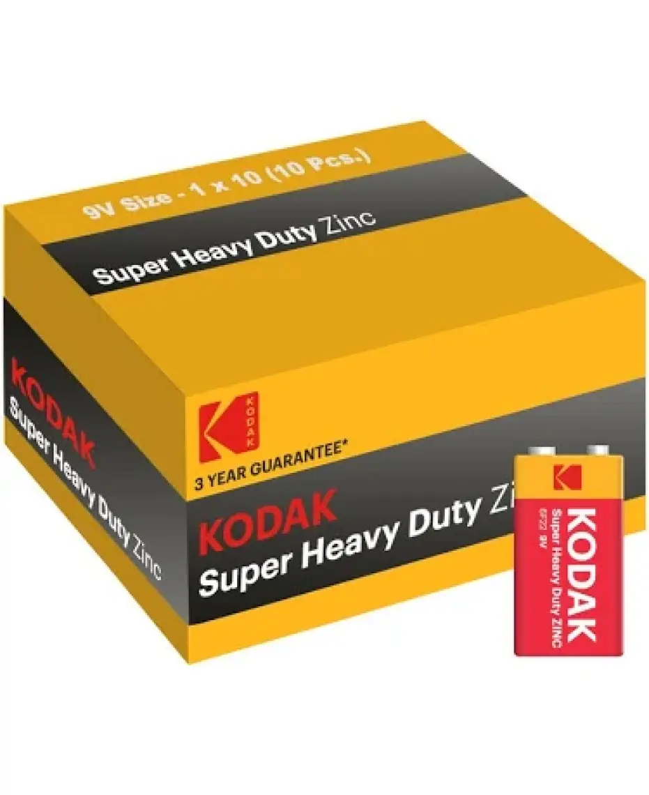 Kodak Blisterli Çinko Karbon 9 Volt Pil