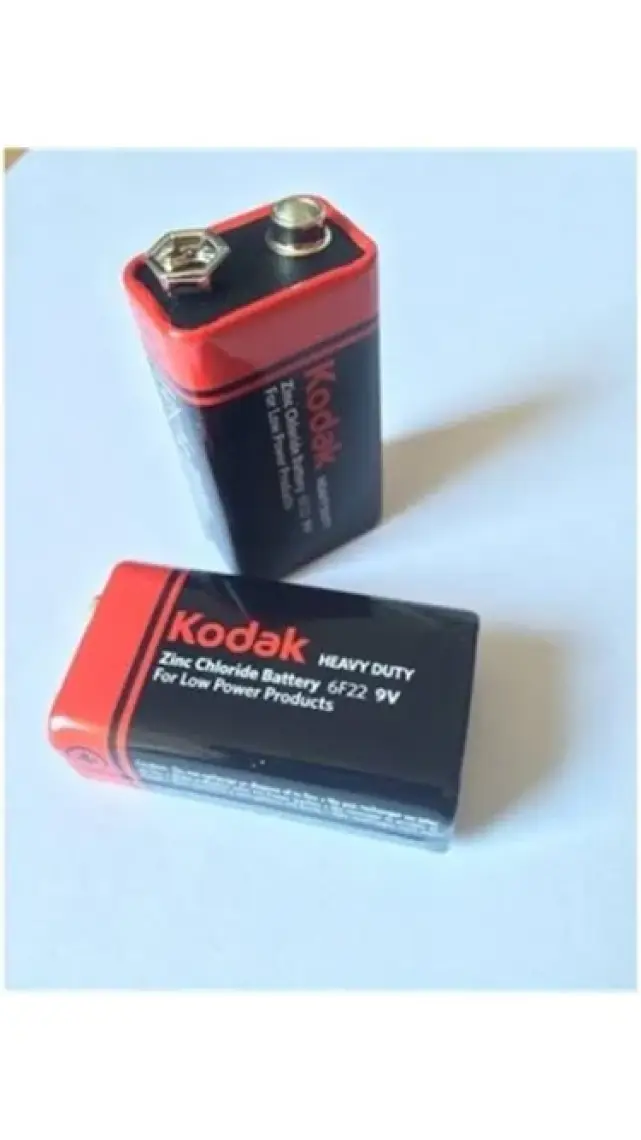 Kodak Blisterli Çinko Karbon 9 Volt Pil