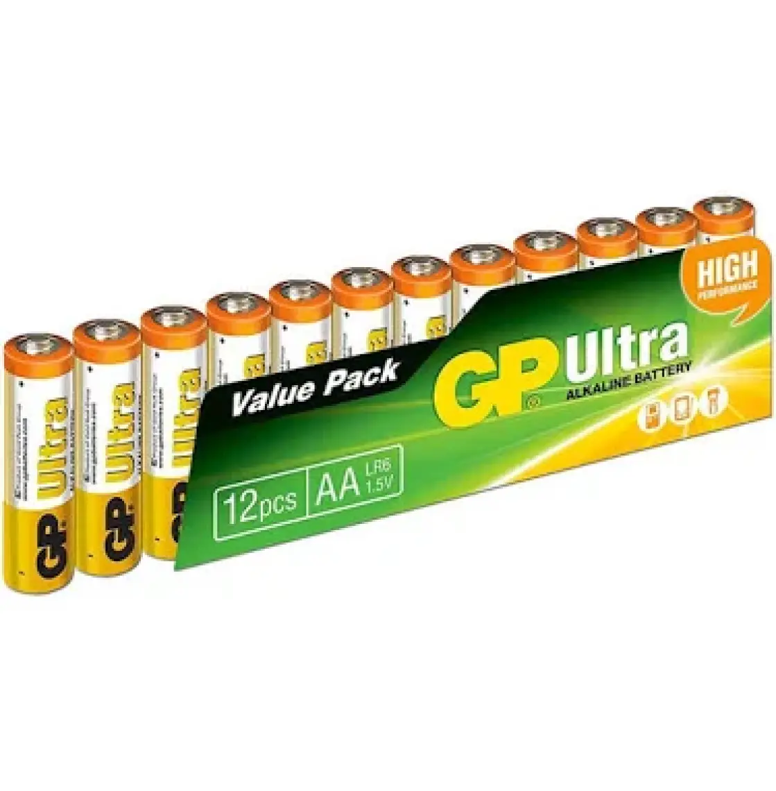 GP G-Tech LR6 AA Boy Ultra Alkalin Kalem Pil 12'li Paket GP15AU-VS12